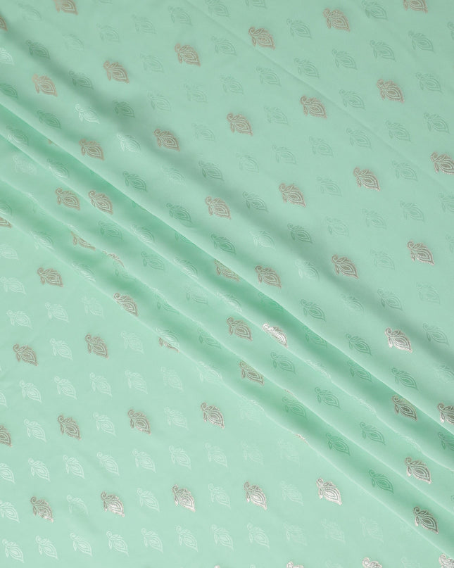 Pistachio Green Silk Satin Fabric 110cm