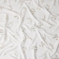Ivory White Silk Satin Fabric 110cm
