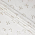 Ivory White Silk Satin Fabric 110cm