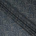 Deep Teal Blue Paisley Cotton Lawn Fabric 140cm