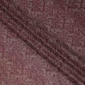 Wine Maroon Paisley Cotton Lawn Fabric 140cm