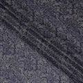 Navy Blue Paisley Cotton Lawn Fabric 140cm