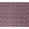 Magenta Berry Paisley Cotton Lawn Fabric 140cm