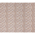 Warm Beige Floral Cotton Lawn Fabric 140cm