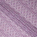 Orchid Mauve Floral Cotton Lawn Fabric 140cm