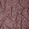 Rust Terracotta Paisley Cotton Lawn Fabric 140cm