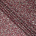 Rust Terracotta Paisley Cotton Lawn Fabric 140cm