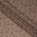 Chocolate Brown Paisley Cotton Lawn Fabric 140cm
