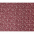 Burgundy Maroon Floral Cotton Lawn Fabric 140cm