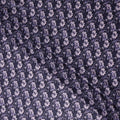 Navy Indigo Floral Cotton Lawn Fabric 140cm