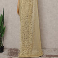 Honey Gold French Chantilly Lace Saree 5.5m