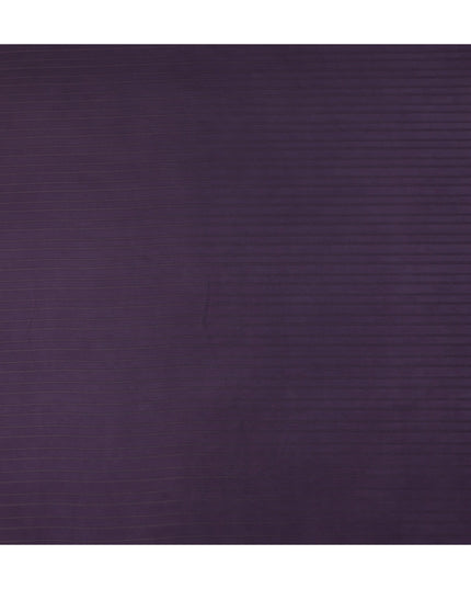 Plum Purple Cupro Jacquard Fabric | Sustainable