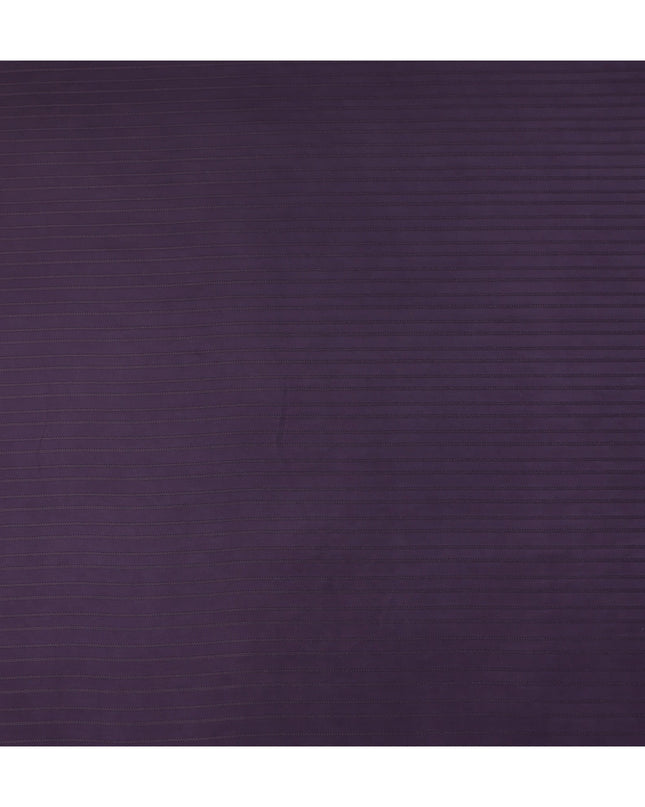 Plum Purple Cupro Jacquard Fabric | Sustainable