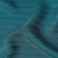 Peacock Teal Cupro Jacquard Fabric | Sustainable