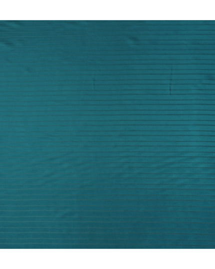 Peacock Teal Cupro Jacquard Fabric | Sustainable