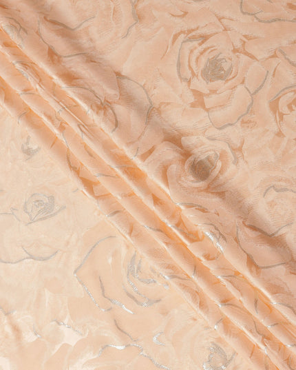 Apricot Peach Silk Satin Fabric 110cm