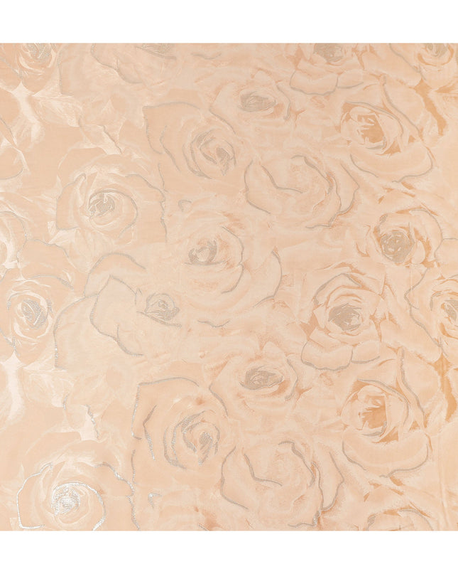 Apricot Peach Silk Satin Fabric 110cm