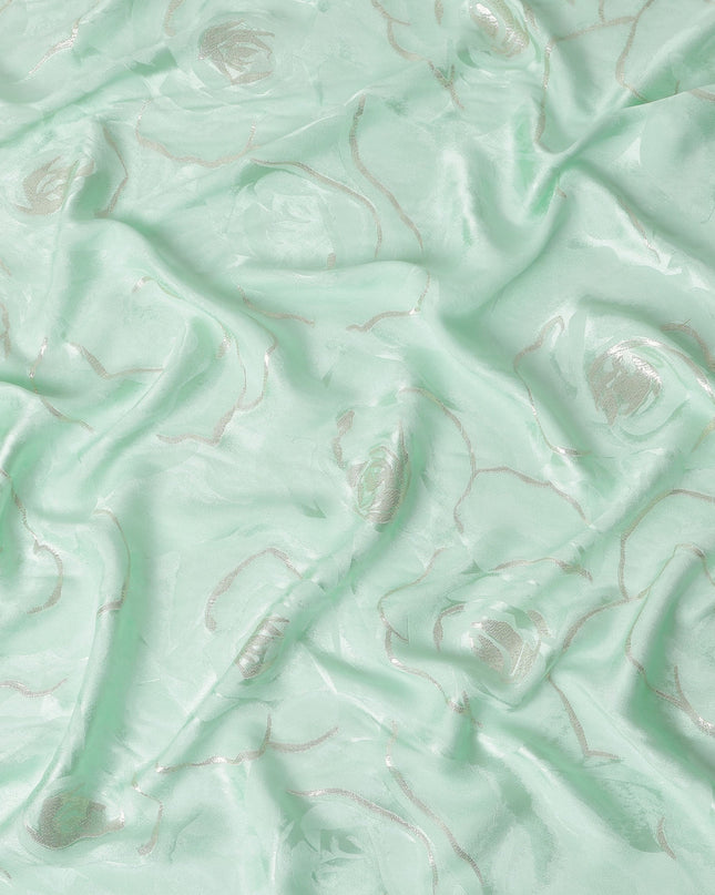 Mint Green Silk Satin Fabric 110cm