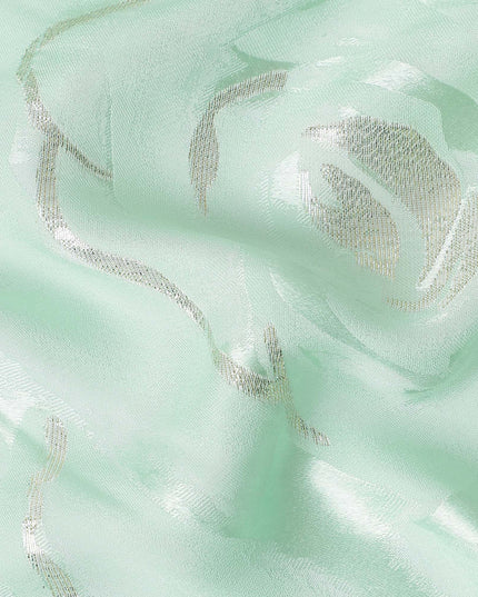 Mint Green Silk Satin Fabric 110cm