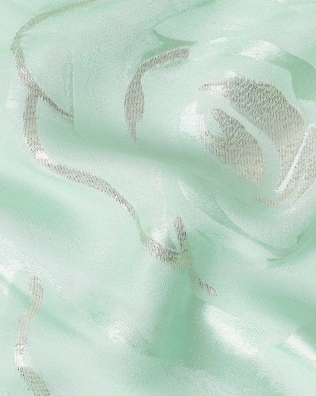 Mint Green Silk Satin Fabric 110cm