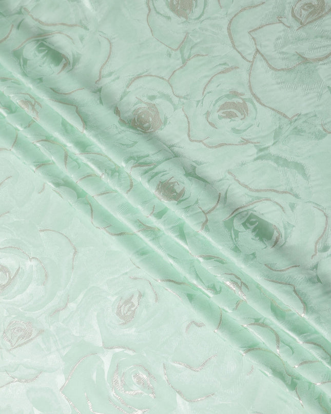 Mint Green Silk Satin Fabric 110cm