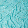 Turquoise Aqua Silk Satin Fabric 110cm