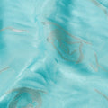 Turquoise Aqua Silk Satin Fabric 110cm