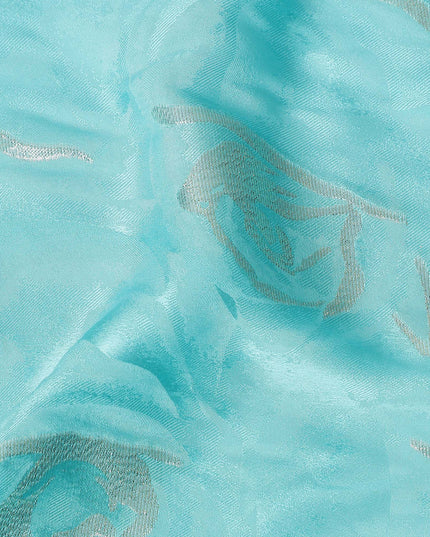 Turquoise Aqua Silk Satin Fabric 110cm