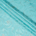Turquoise Aqua Silk Satin Fabric 110cm