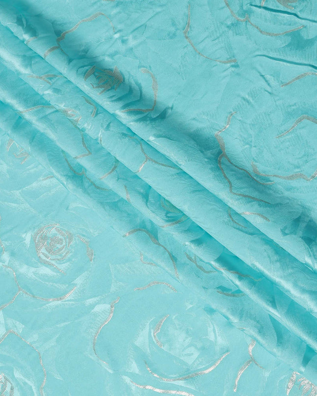 Turquoise Aqua Silk Satin Fabric 110cm