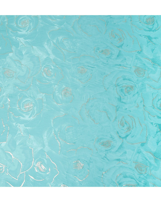 Turquoise Aqua Silk Satin Fabric 110cm