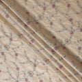 Beige Tan Tussar Silk Fabric 110cm