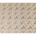 Mauve Ivory Tussar Silk Fabric 110cm