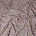 Lilac Purple Tussar Silk Fabric 110cm