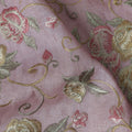 Lilac Purple Tussar Silk Fabric 110cm