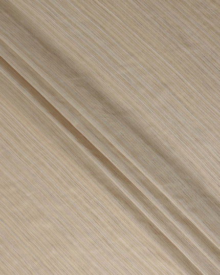 Natural Beige Synthetic Tussar Embroidery Fabric 110cm