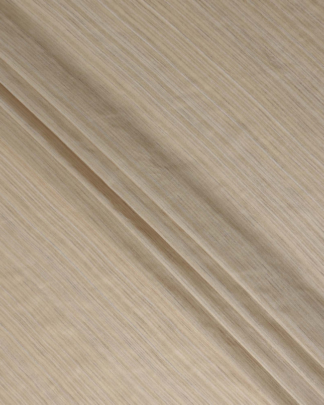Natural Beige Synthetic Tussar Embroidery Fabric 110cm