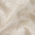 Ivory Cream Tussar Silk Fabric 110cm