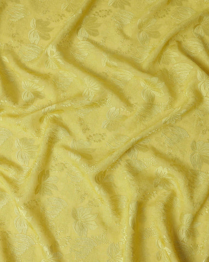 Golden Yellow Tussar Silk Fabric 110cm