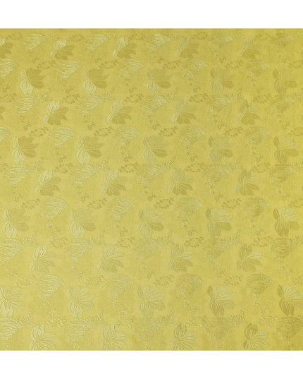 Golden Yellow Tussar Silk Fabric 110cm