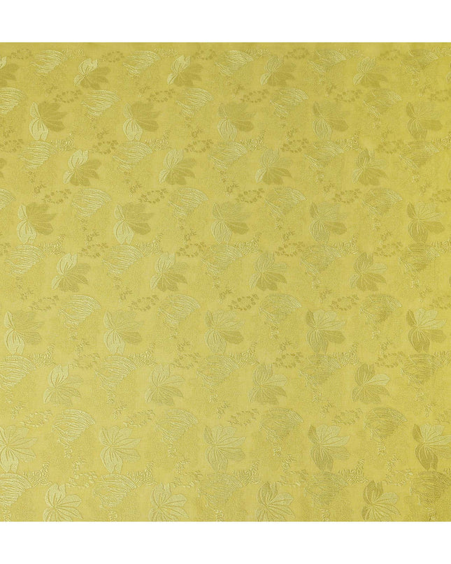Golden Yellow Tussar Silk Fabric 110cm