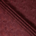 Wine Maroon Tussar Silk Fabric 110cm