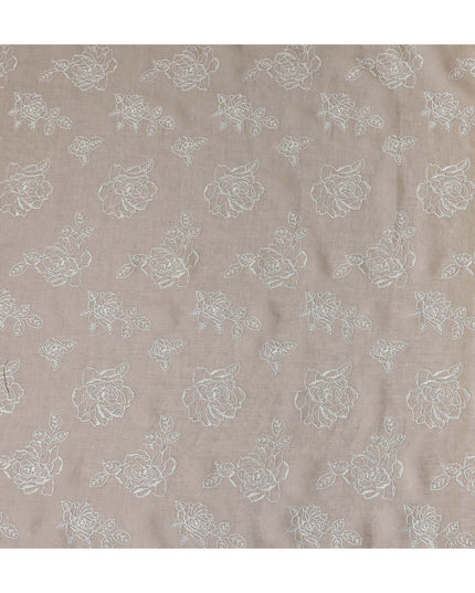 Champagne Beige Tussar Silk Fabric 110cm