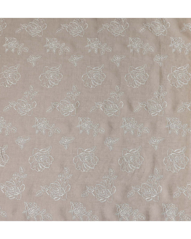 Champagne Beige Tussar Silk Fabric 110cm