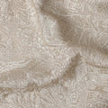 Warm Beige Tussar Silk Fabric 110cm