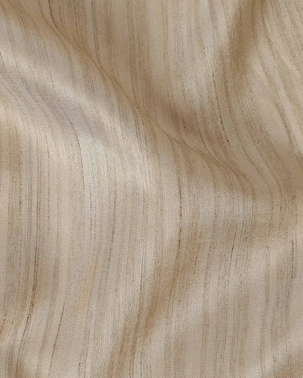 Cream Ivory Tussar Silk Fabric 110cm