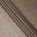 Sage Green Paisley Silk Satin Fabric 110cm