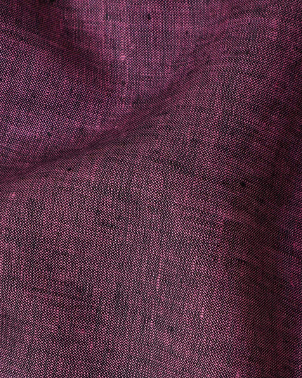 Wine Maroon Linen Linen Fabric 150cm