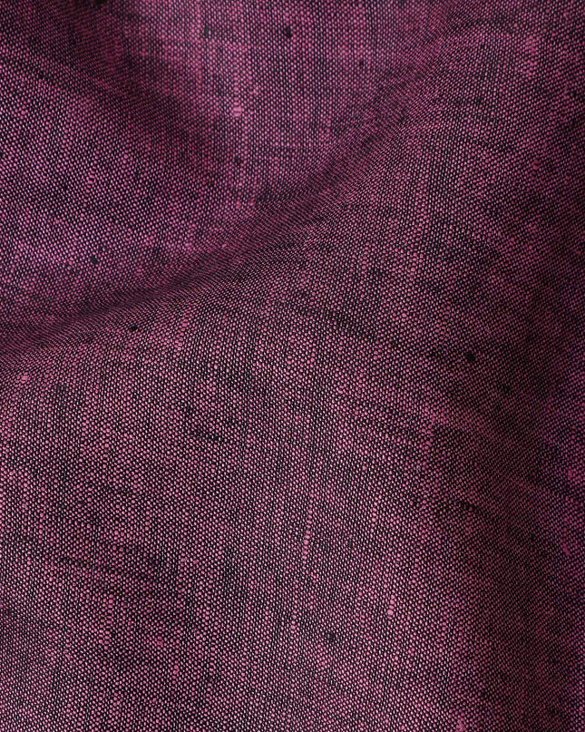 Wine Maroon Linen Linen Fabric 150cm