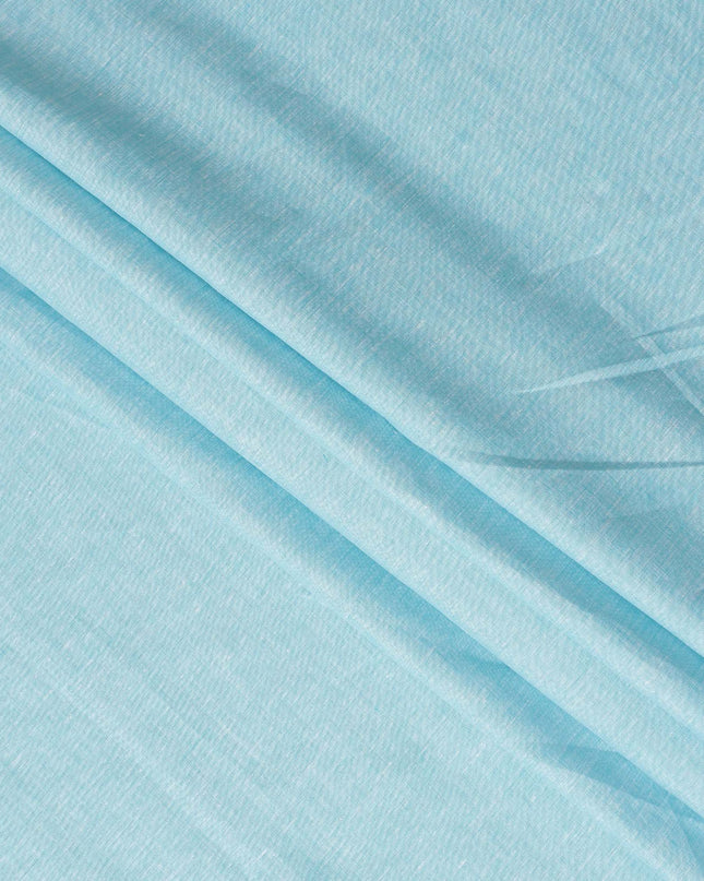 Aqua Sky Blue Linen Linen Fabric 150cm